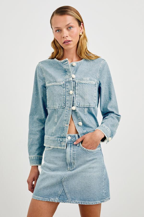 Rails Lido Jacket Harbor Blanket Stitch