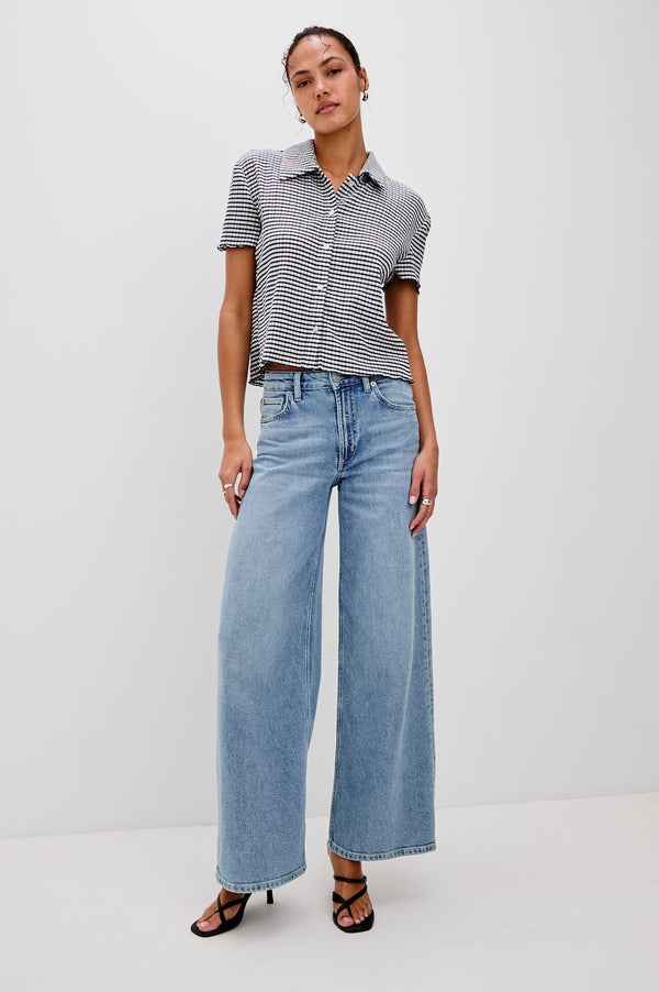 Rails Limon Shirt Navy Gingham