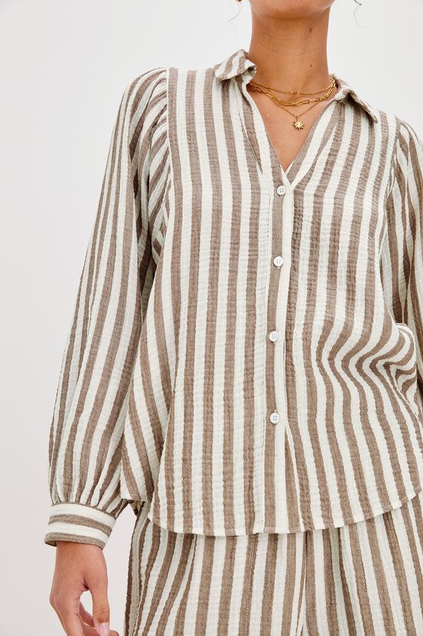 rails Lo shirt Milos Stripe