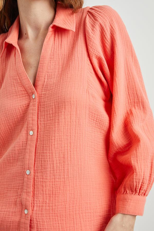 rails Lo shirt Papaya