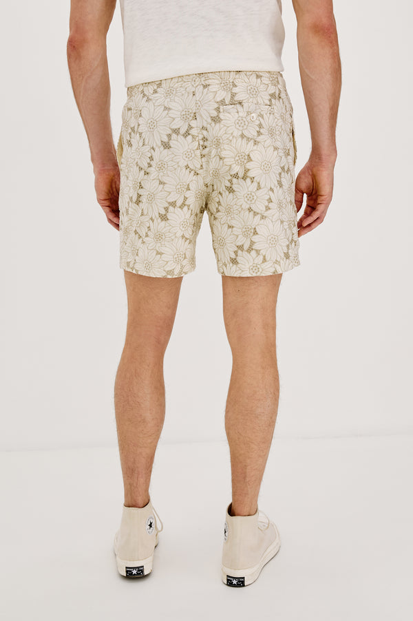 Rails Logan Short Khaki White Sunflower