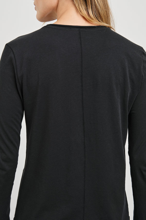 rails Long sleeve crew neck t-shirt Black
