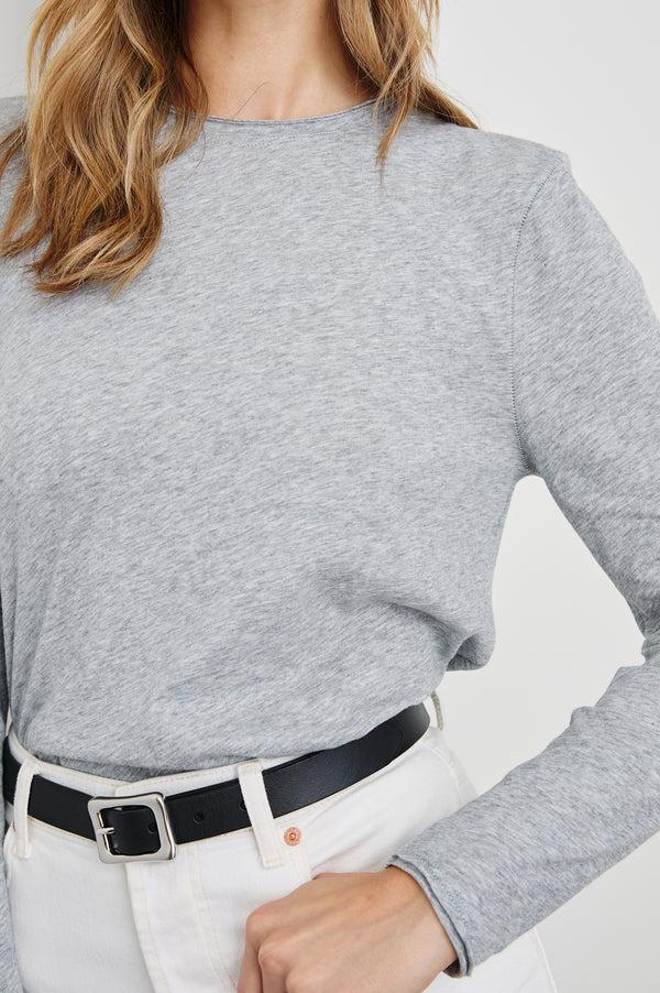 rails Long sleeve crew neck t-shirt Heather Grey