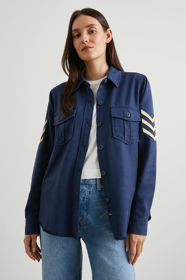 rails Loren shirt jacket Navy