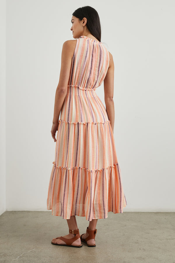 Rails Loulou Dress Papaya Stripe