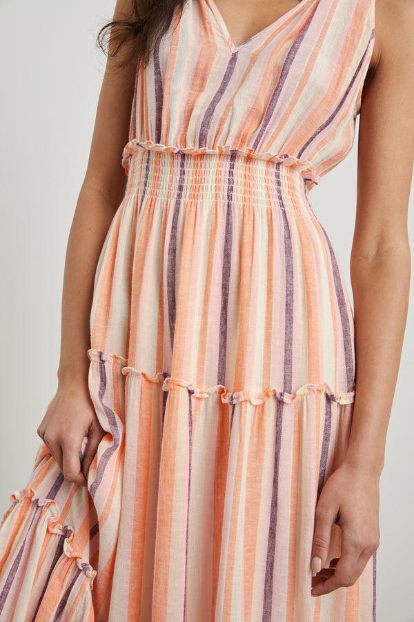rails Loulou dress Papaya Stripe