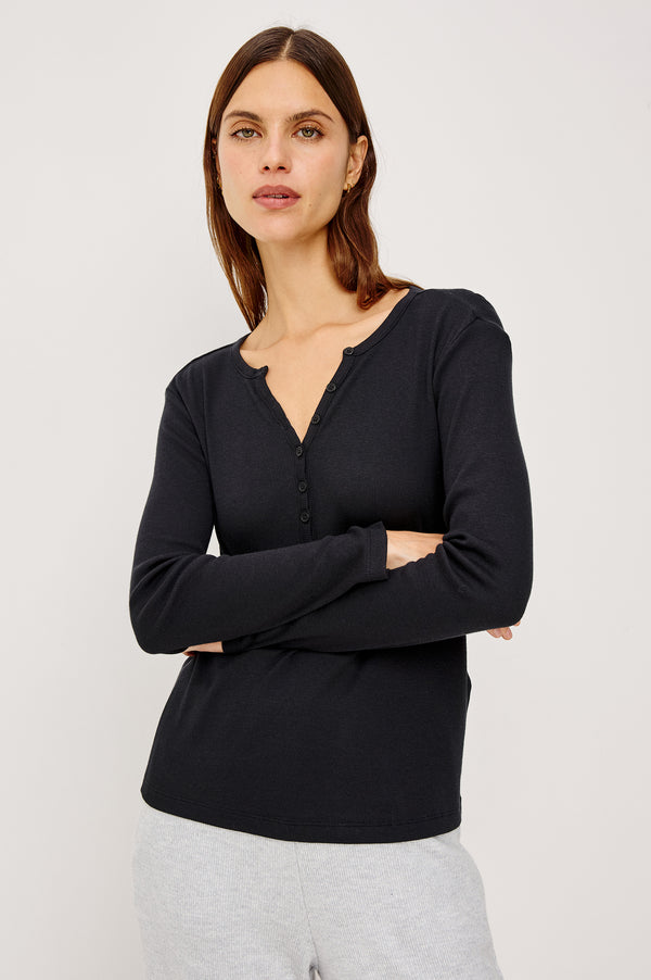 rails Lounge henley Black