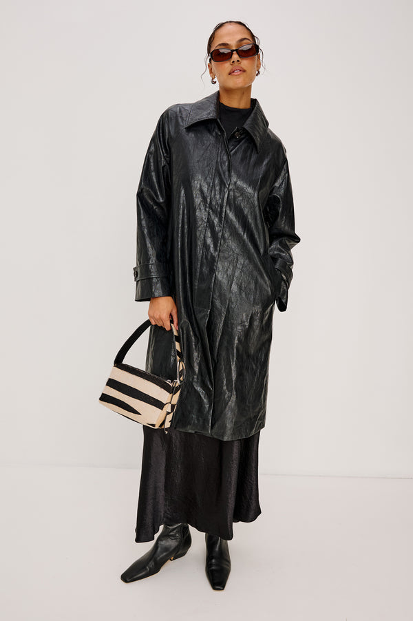 Rails Lucca Shoulder Bag Zebra Calf Hair