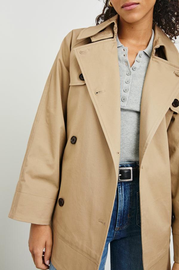 rails Lucien jacket Taupe