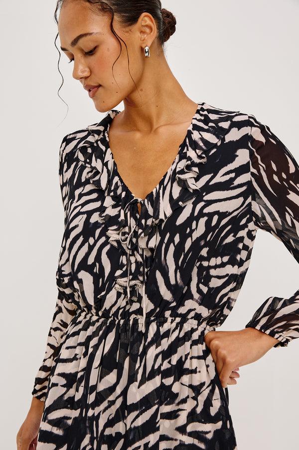 rails Lucresia dress Ivory Tiger Stripe