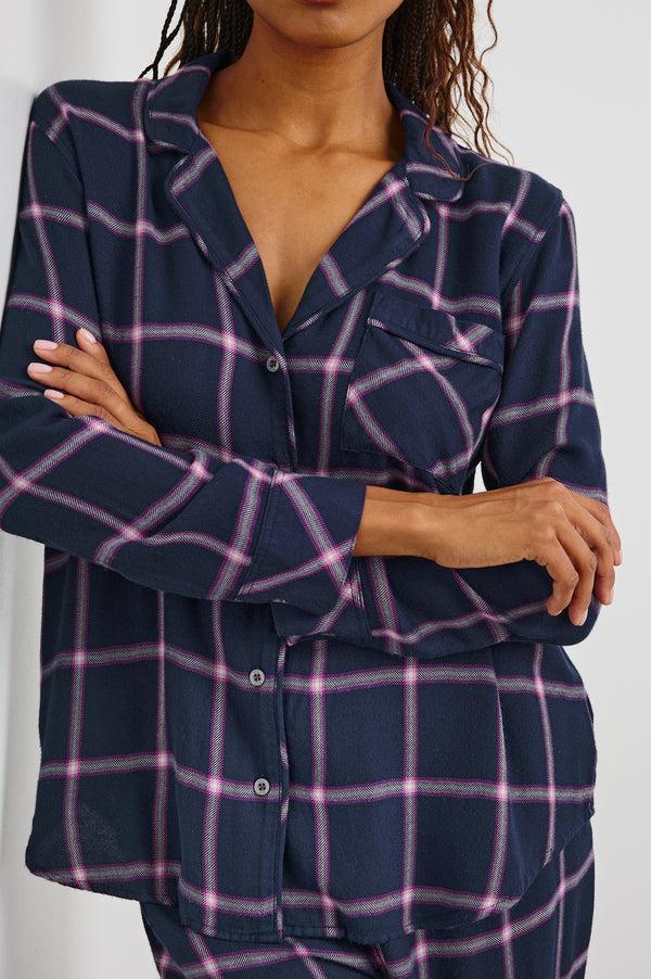 Rails Luna Pajama Set Sapphire Magenta