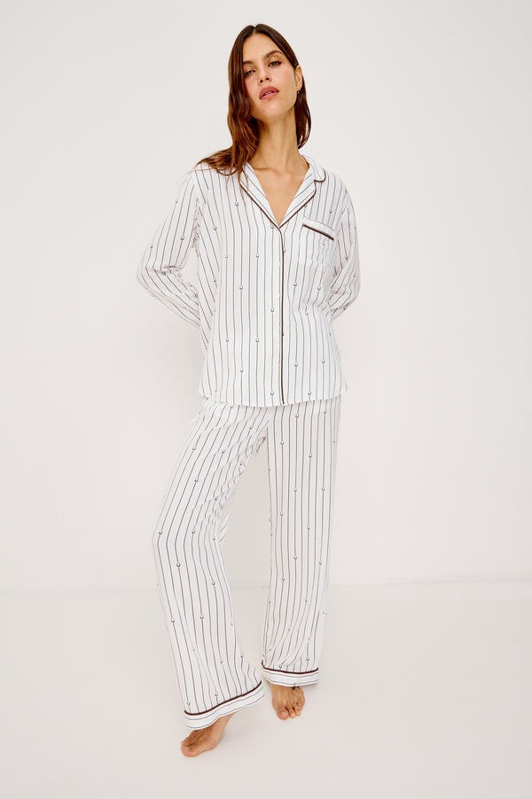 Rails Luna Pajama Set Striped Lucky Horseshoes