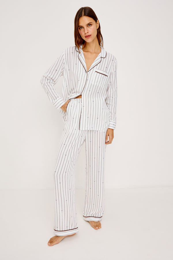 rails Luna pajama set Striped Lucky Horseshoes