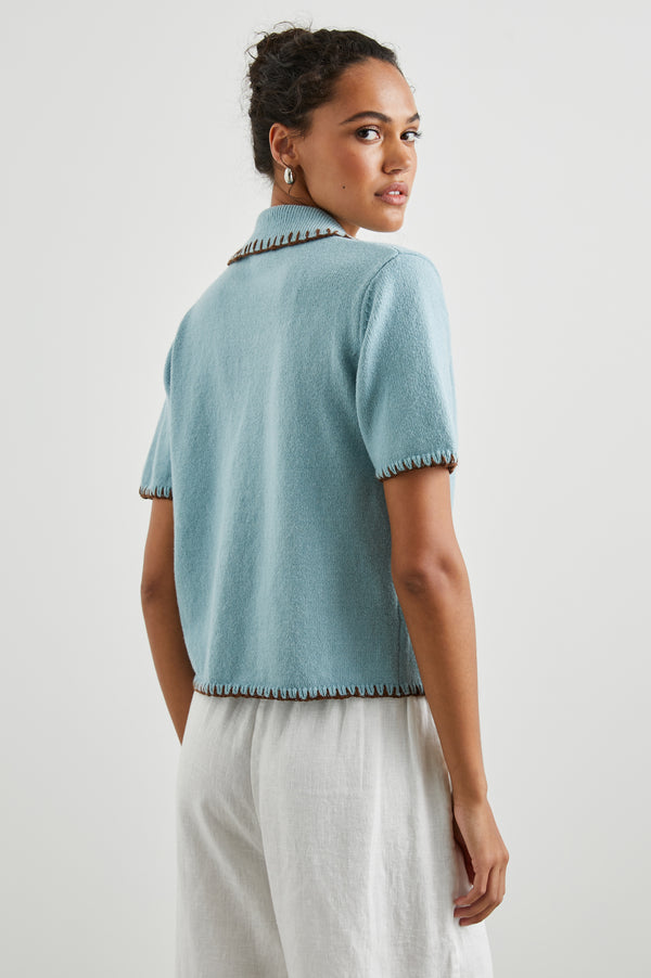 Rails Maliah Top Blue Stone