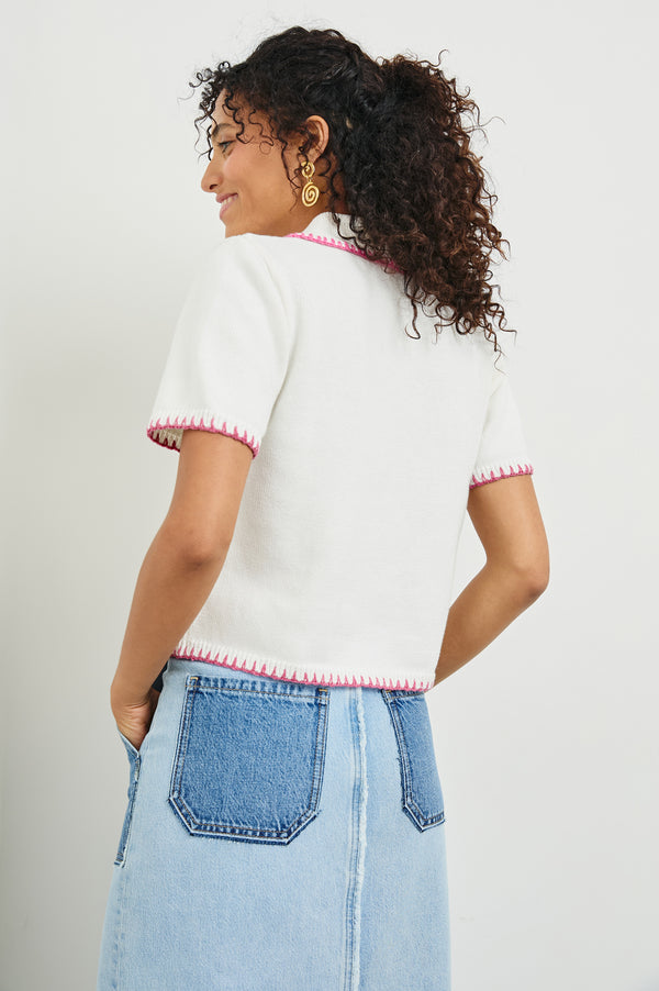 Rails Maliah Top Ivory Hibiscus