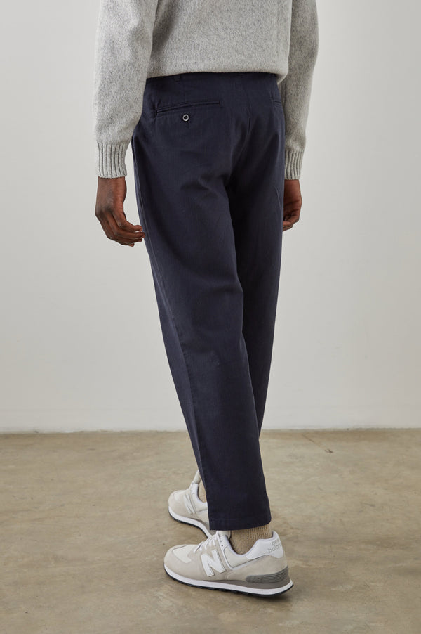 Rails Marcellus Pant Navy Charcoal Pin Stripe