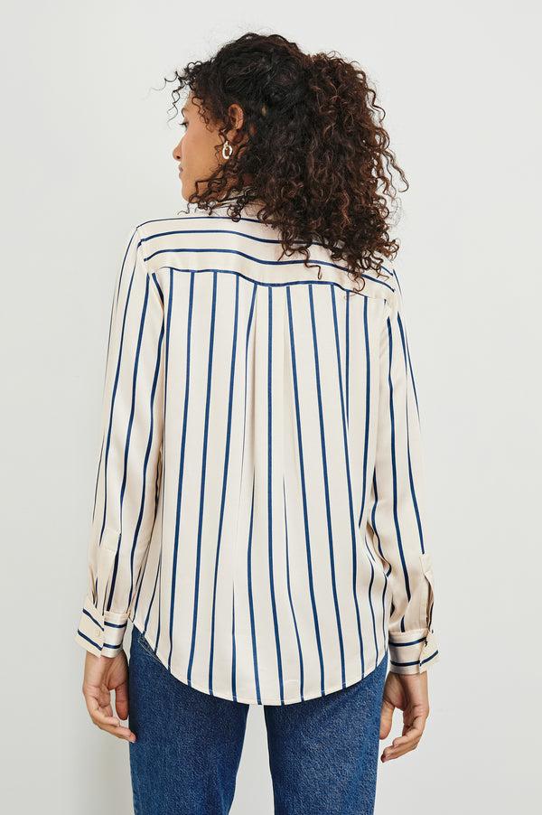 Rails Maria Shirt Ceramic Navy Stripe