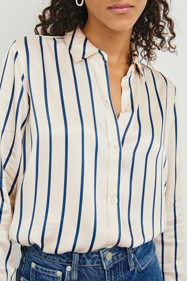 rails Maria shirt Ceramic Navy Stripe