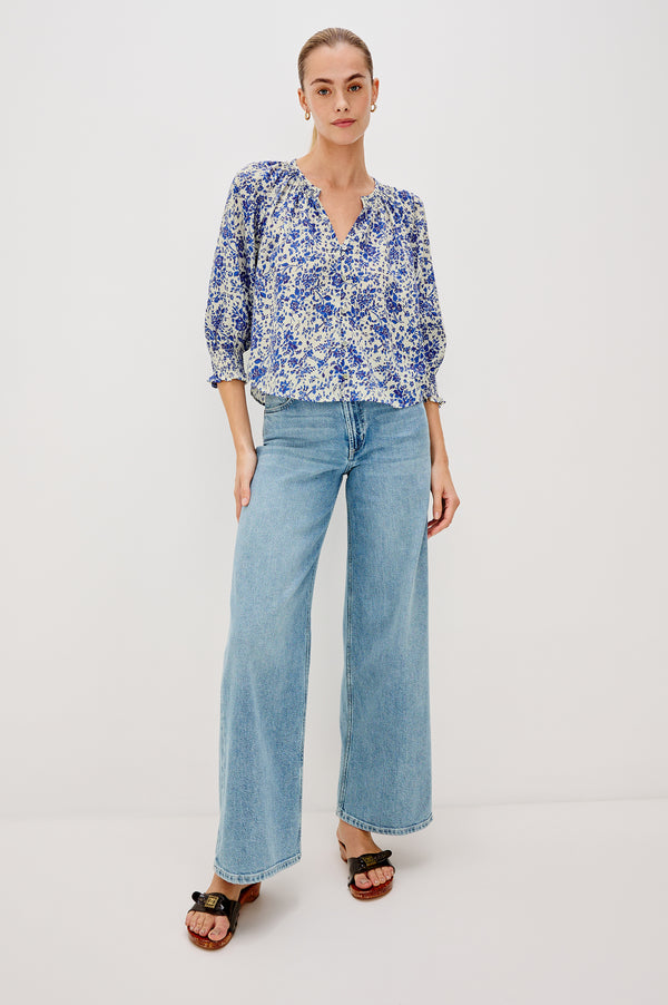 Rails Mariah Top Blue Marguerite