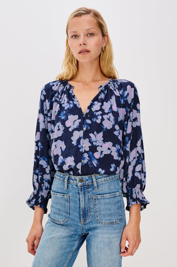 Rails Mariah Top Midnight Peony