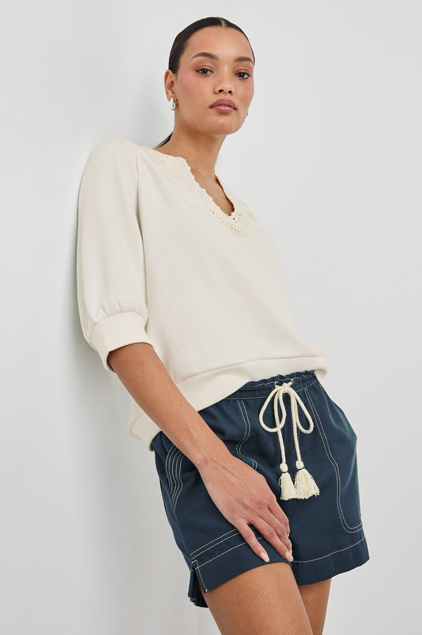 Rails Mariposa Top Ivory
