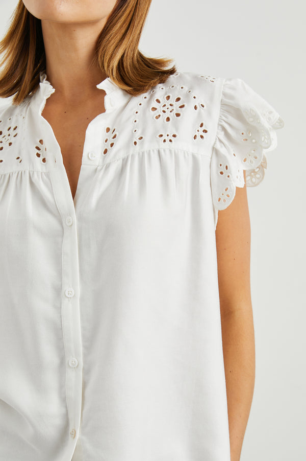 rails Marlene top White Denim