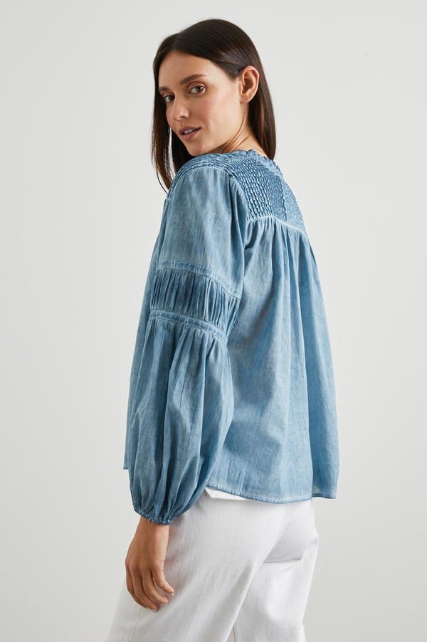 Rails Marli Top Faded Blue