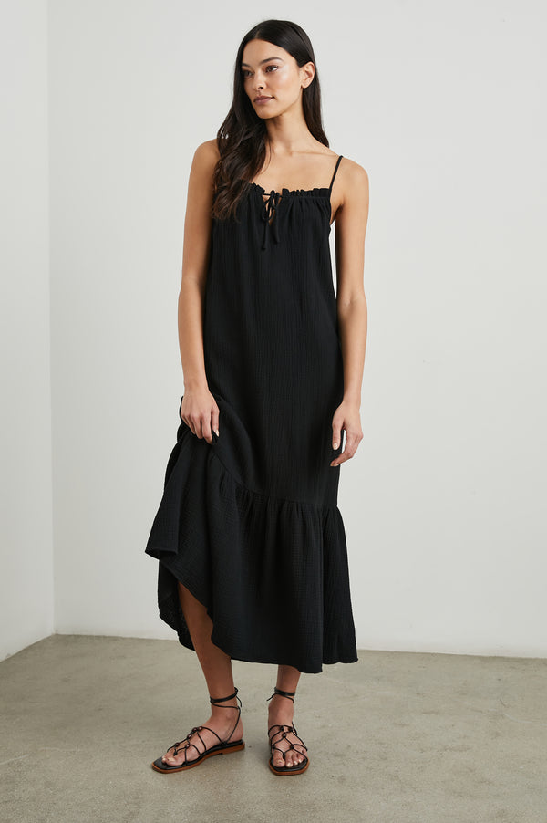 Rails Marseille Dress Black Gauze
