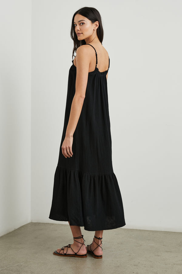 Rails Marseille Dress Black Gauze
