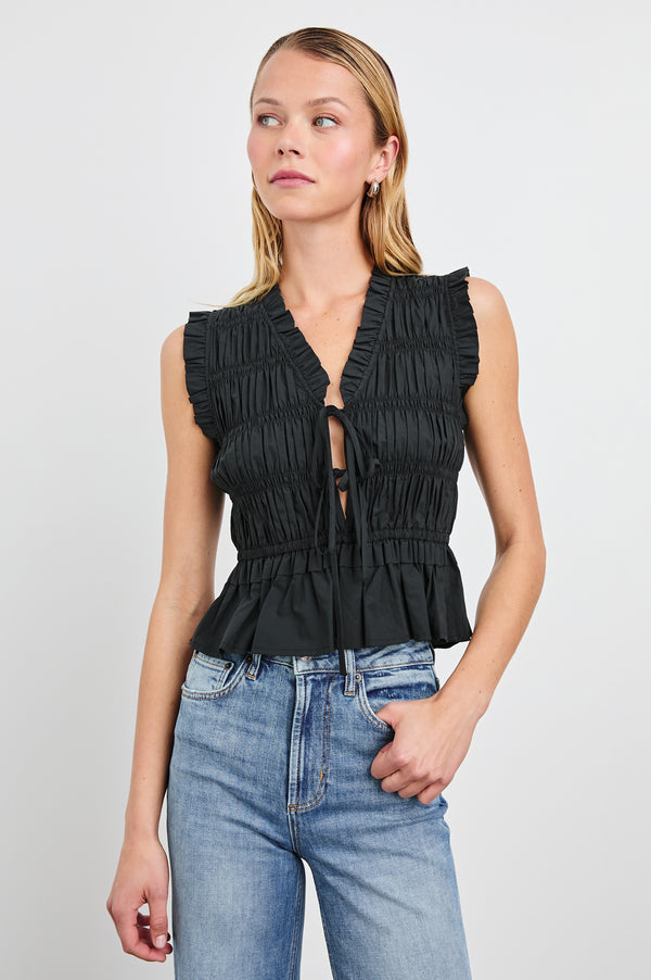 Rails Martine Top Black