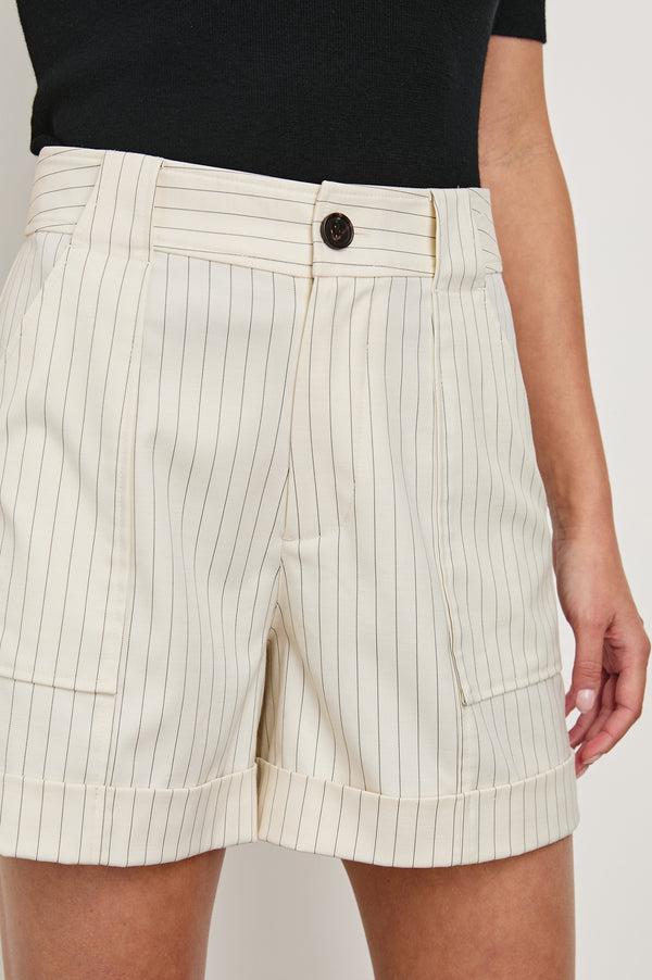 Rails Maryam Short Birch Pinstripe