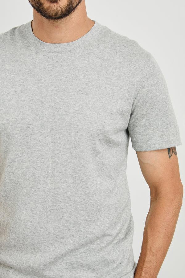 rails Mason cotton cashmere t-shirt Heather Grey