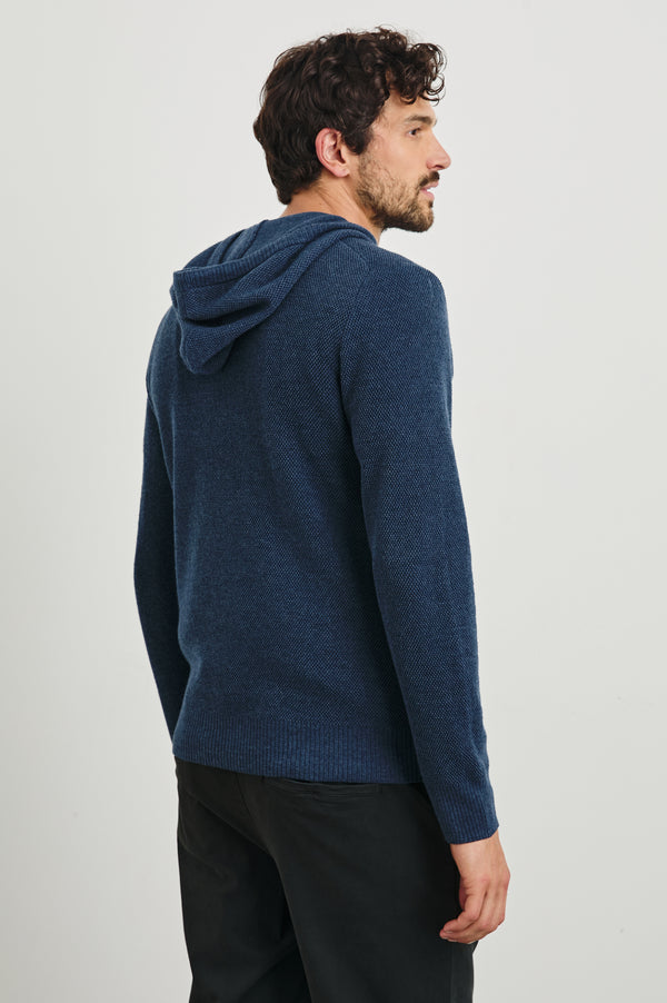 Rails Matador Hoodie Blue Melange
