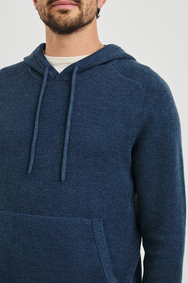 rails Matador hoodie Blue Melange