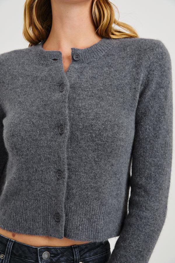 rails Matilda cardigan Charcoal