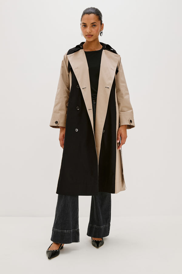 Rails Maud Coat Black Taupe