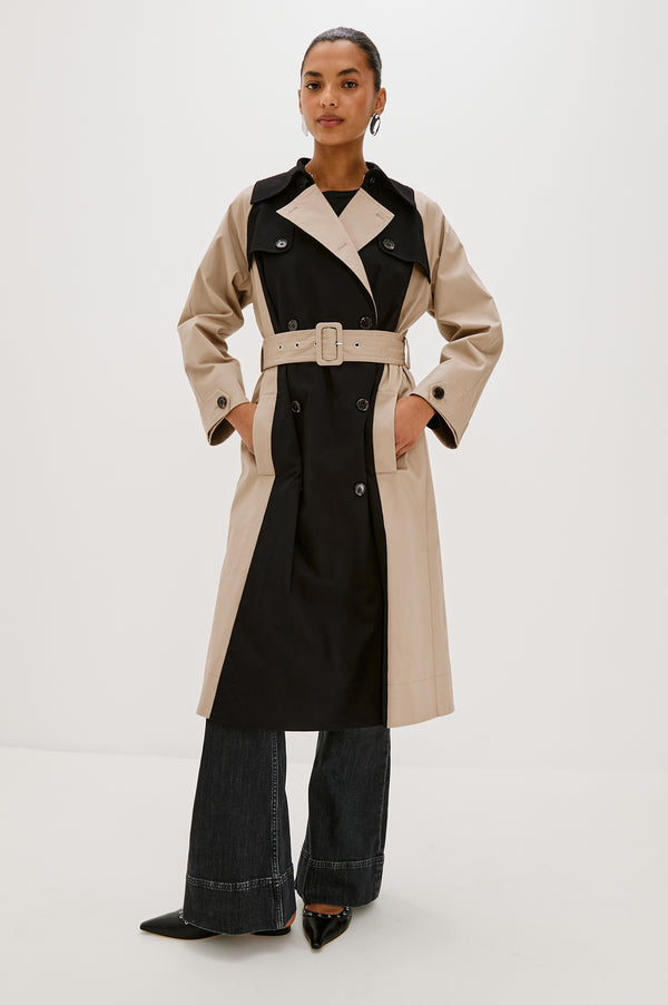 Rails Maud Coat Black Taupe