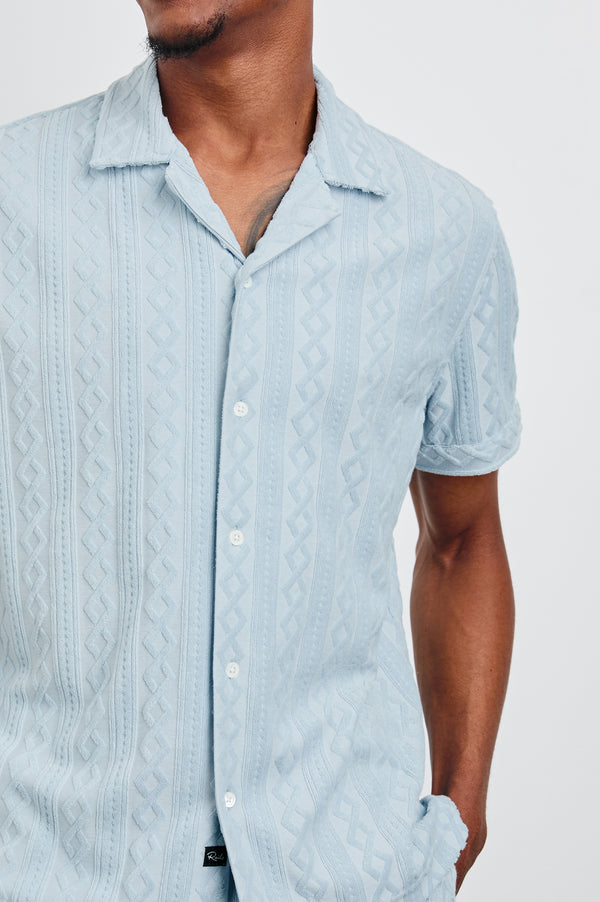 rails Maverick shirt Coastal Blue