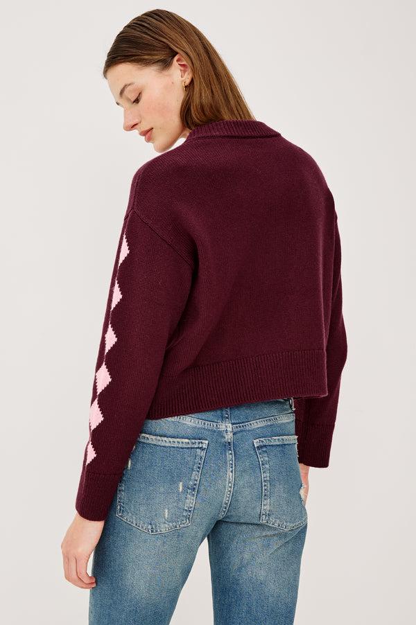 Rails Mavie Cardigan Garnet Daisy