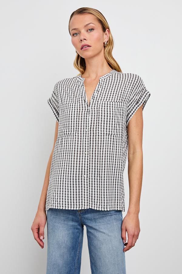 Rails Mel Shirt Black Gingham
