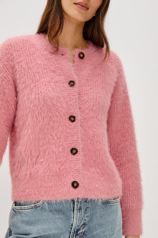 rails Melo cardigan Heather Pink