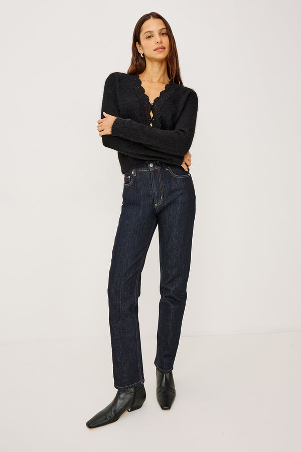 Rails Mer Cardigan Black