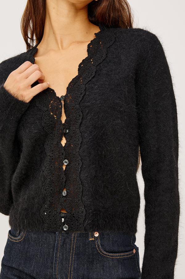 Rails Mer Cardigan Black