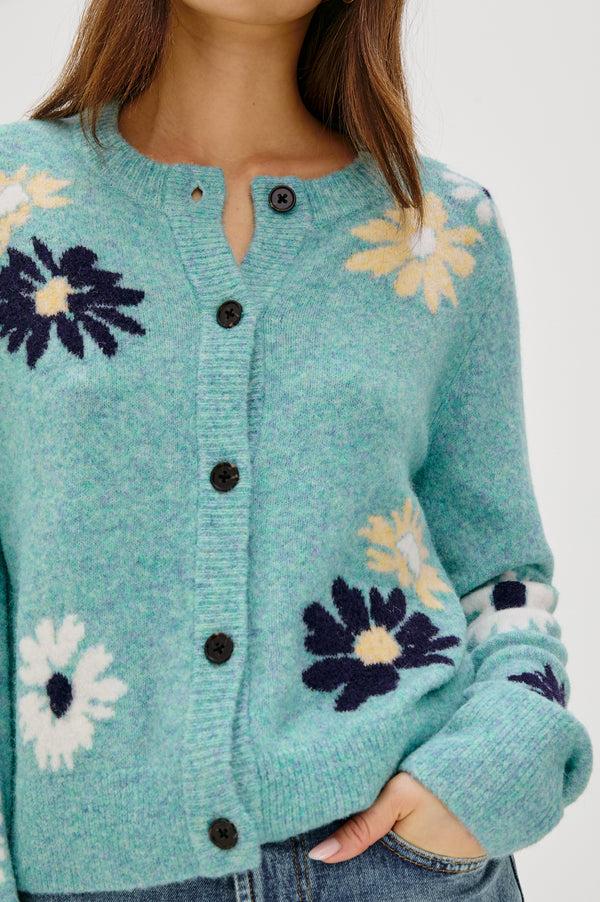 rails Millie cardigan Heather Teal