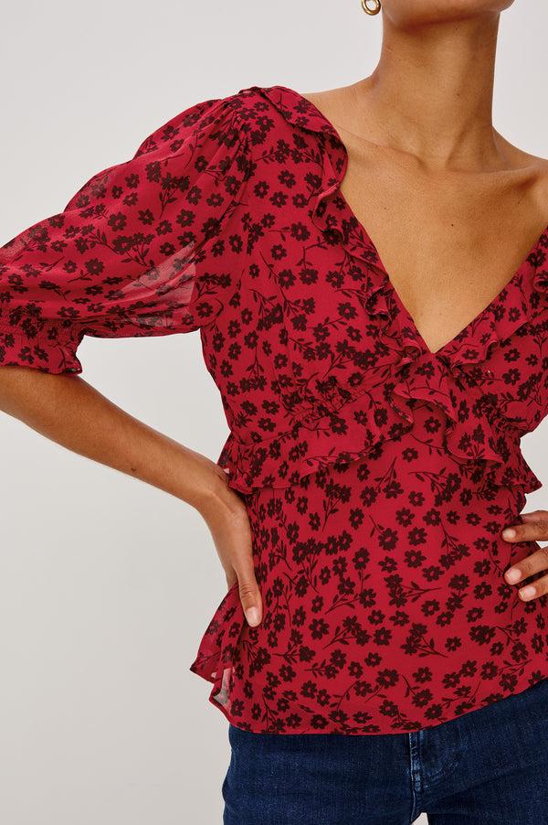 rails Miramar top Carmine Daisies