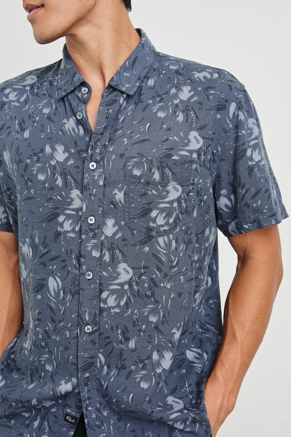 rails Monaco shirt Navy Floral Brush