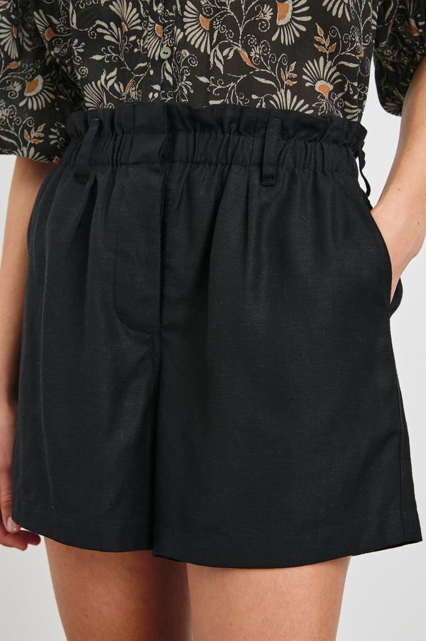 rails Monte short Black