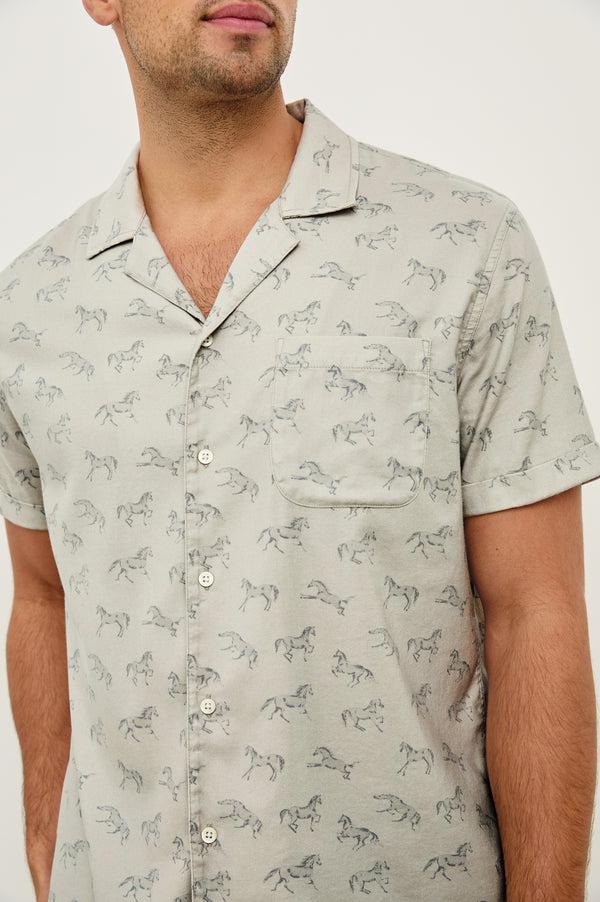 rails Moreno shirt Stallion Parchment Indigo