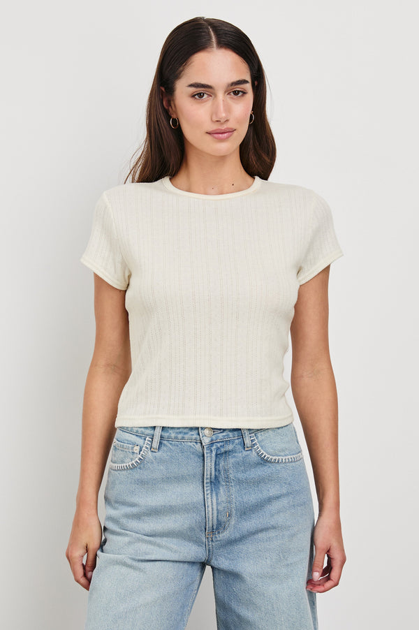 Rails Muse Top Ivory