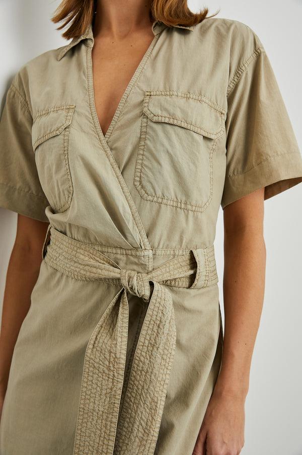 rails Natalie dress Olive